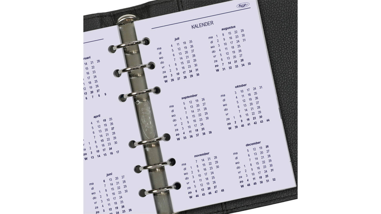 Agendavulling 2027 Kalpa Senior 1dag/1pagina