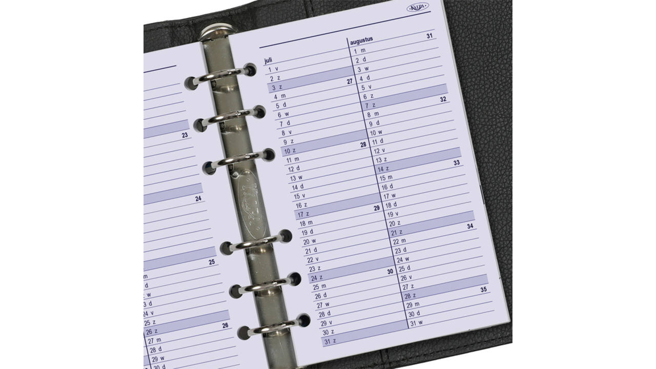 Agendavulling 2027 Kalpa Senior 7dagen/2pagina's