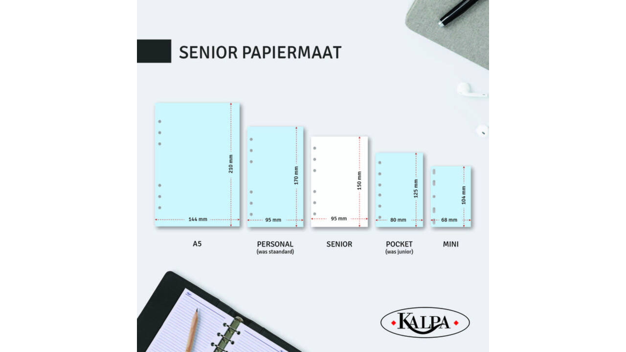 Agendavulling 2027 Kalpa Senior 7dagen/2pagina's