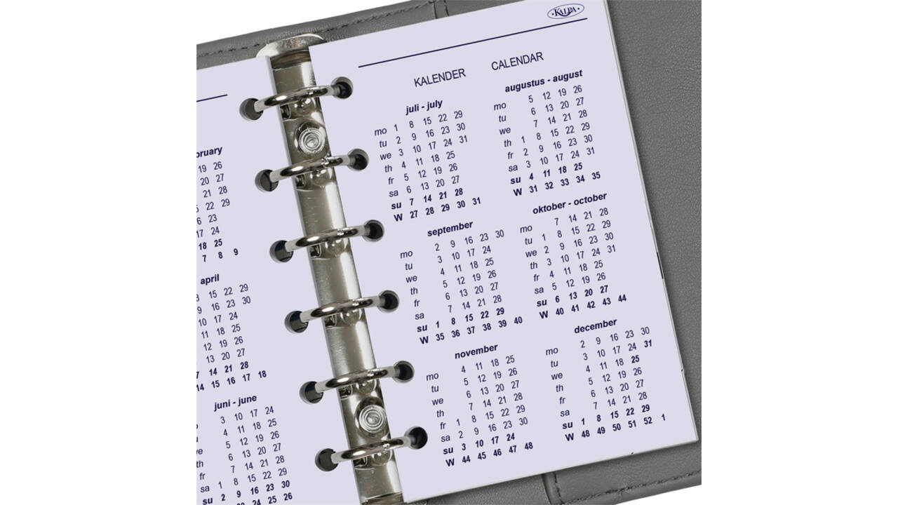 Agendavulling 2027 Kalpa Pocket 7dagen/2pagina's