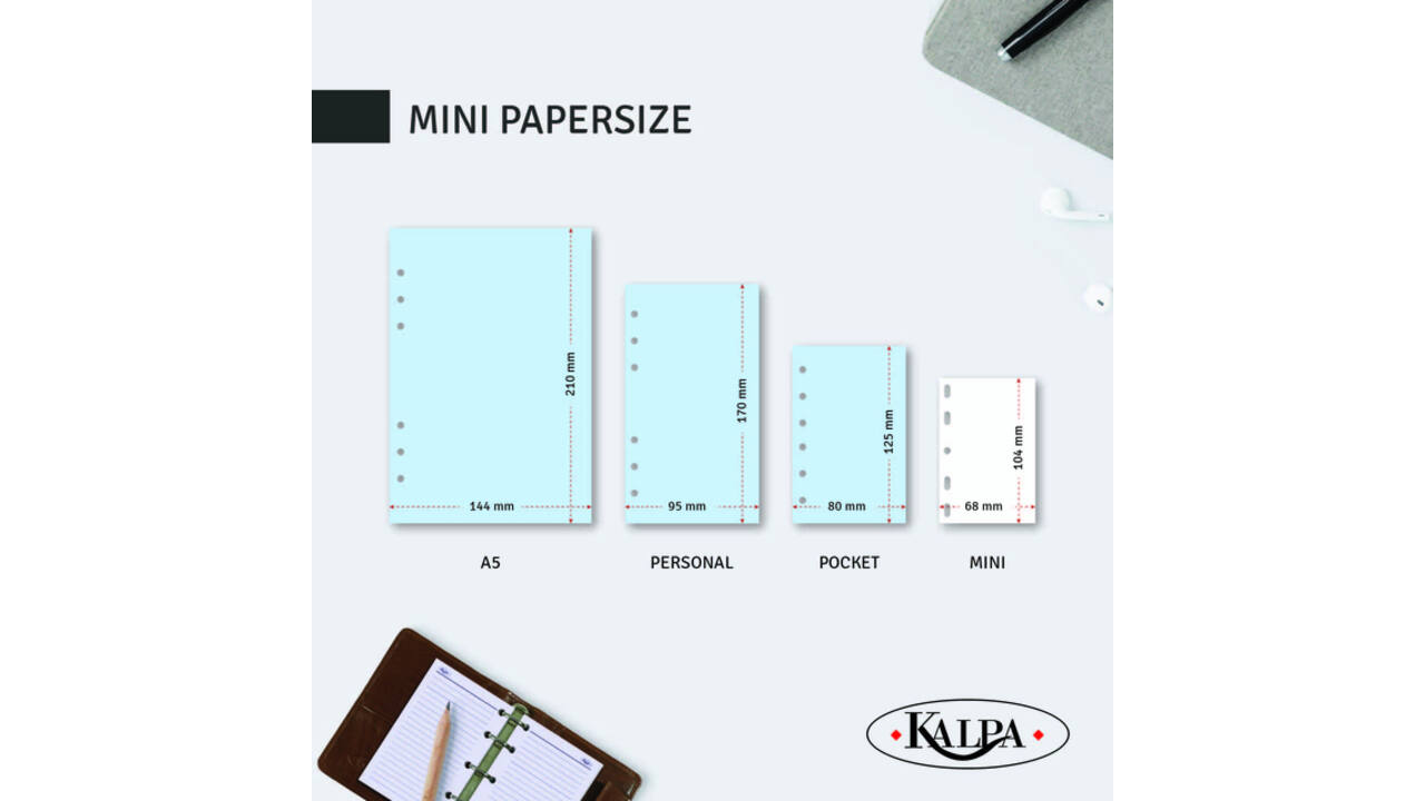 Agendavulling 2027 Kalpa Mini 7dagen/2pagina's