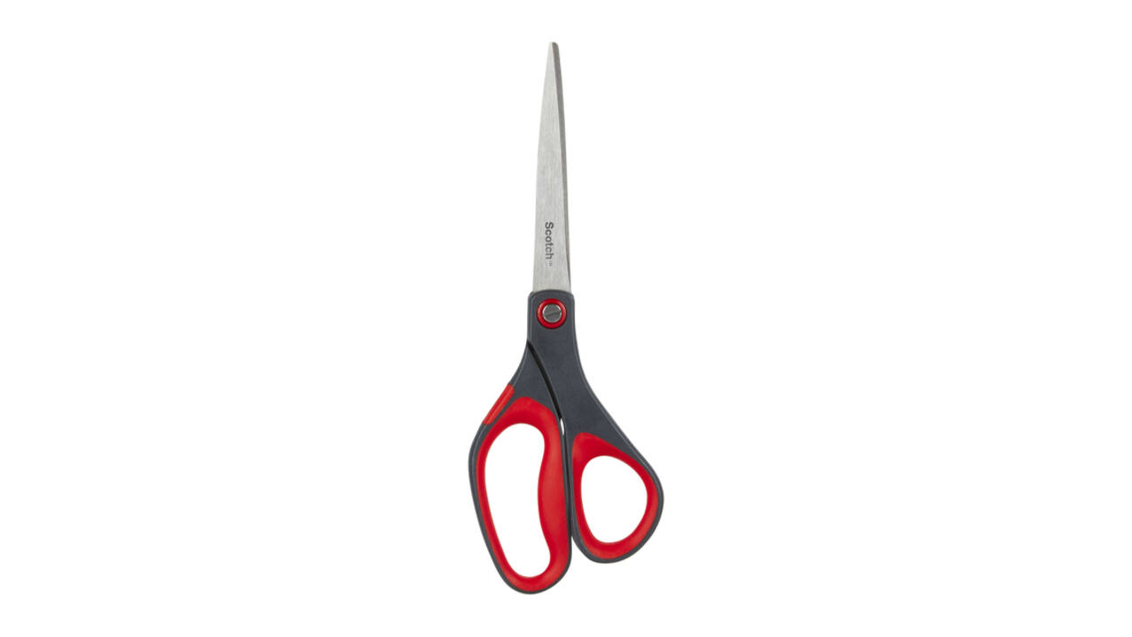 Schaar Scotch 20cm precision rood blister