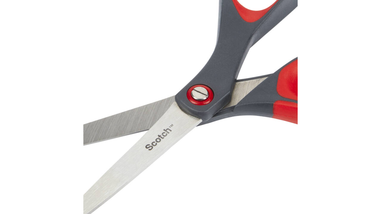 Schaar Scotch 20cm precision rood blister