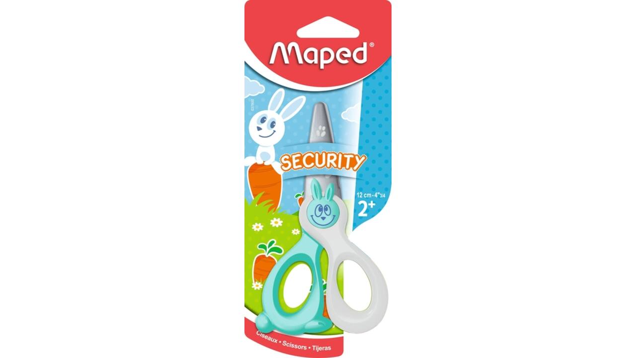 Kinderschaar Maped KidiCut 12cm assorti