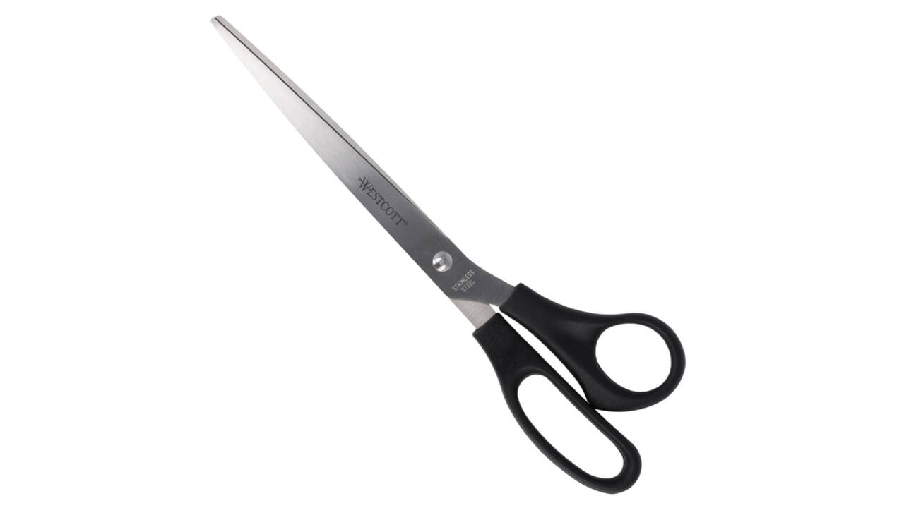 Kantoorschaar Westcott 260mm met kunststof grip rvs