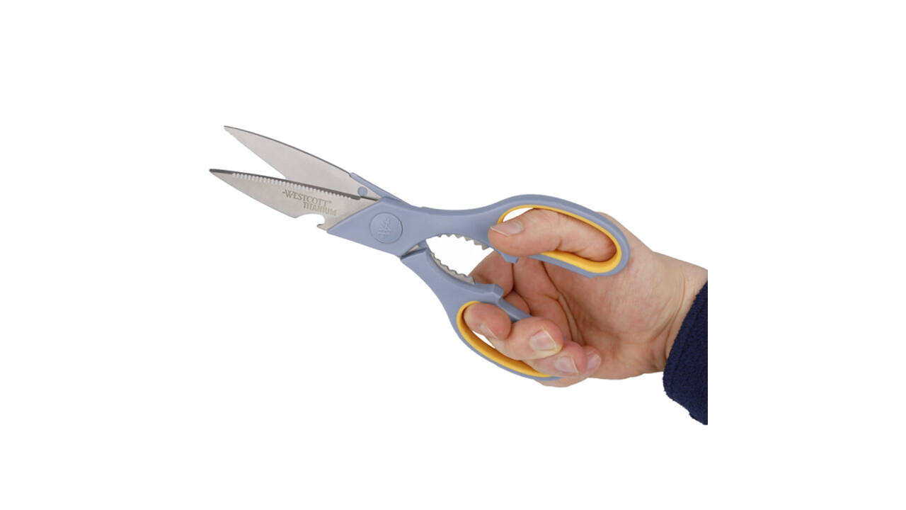 Huishoudschaar Westcott 210mm met softgrip titanium