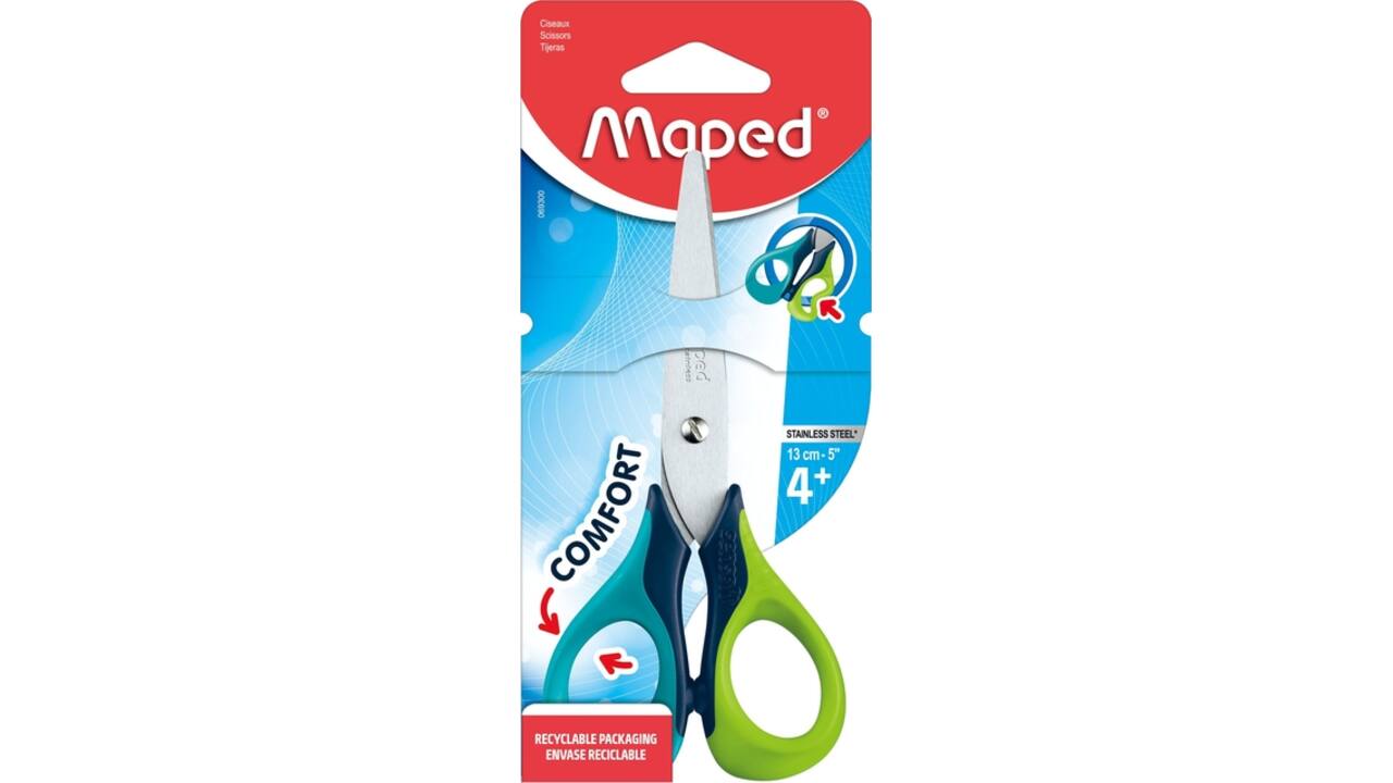 Kinderschaar Maped Sensoft 13cm display á 12 stuks assorti