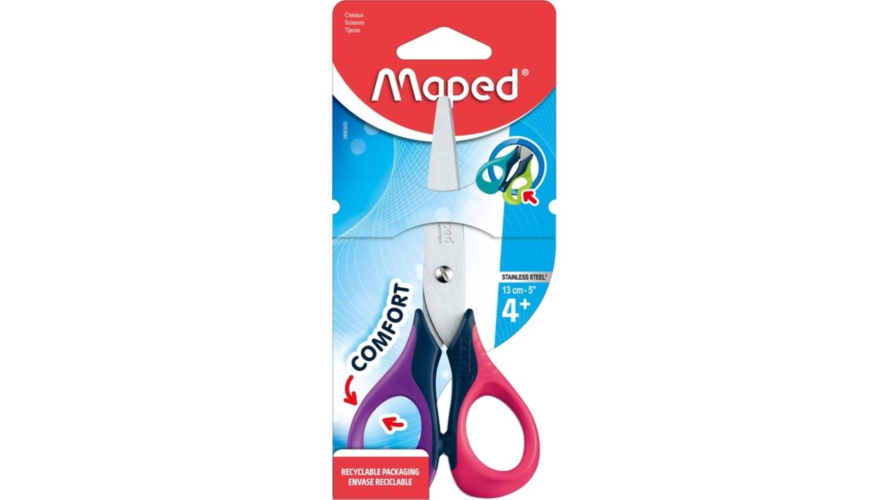 Kinderschaar Maped Sensoft 13cm display á 12 stuks assorti