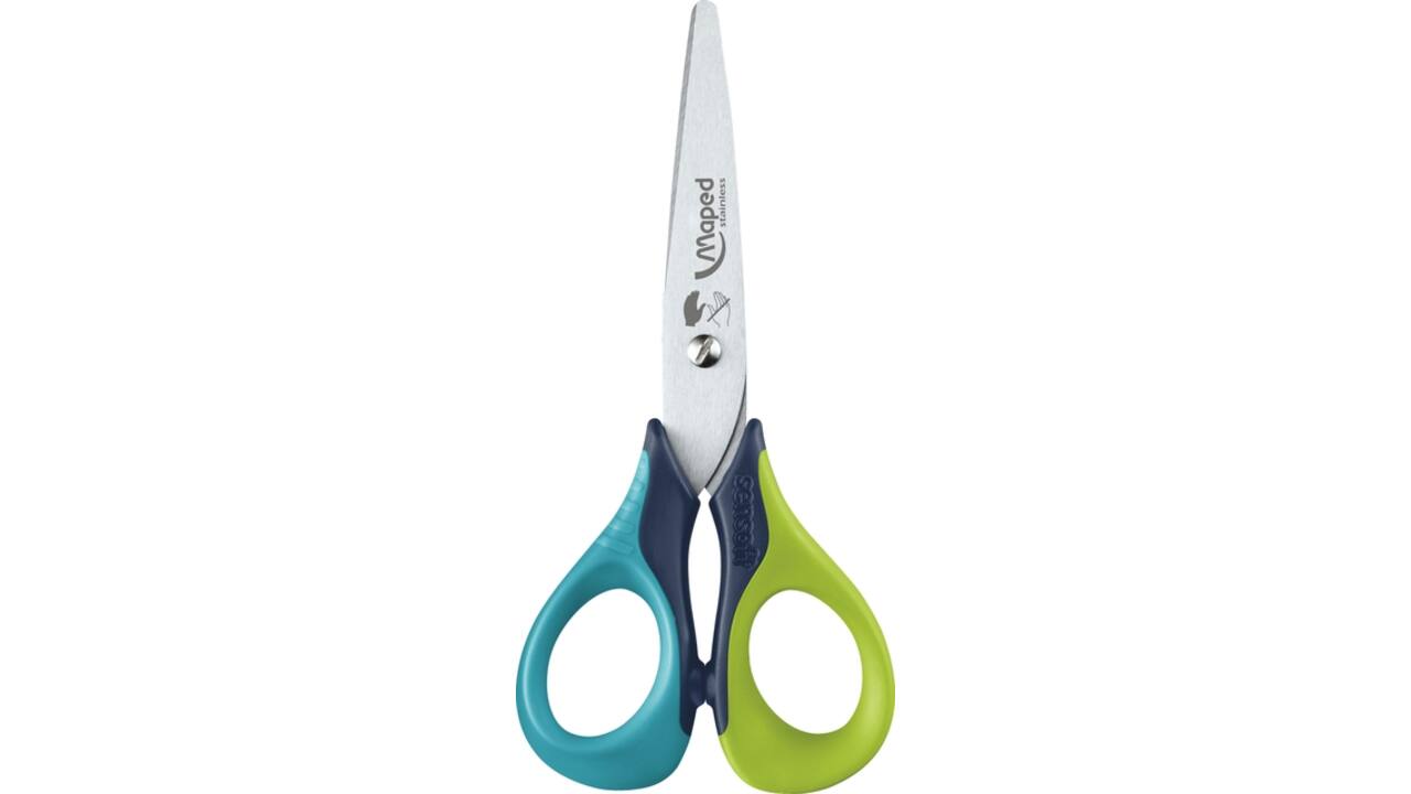 Kinderschaar Maped Sensoft 13cm links assorti