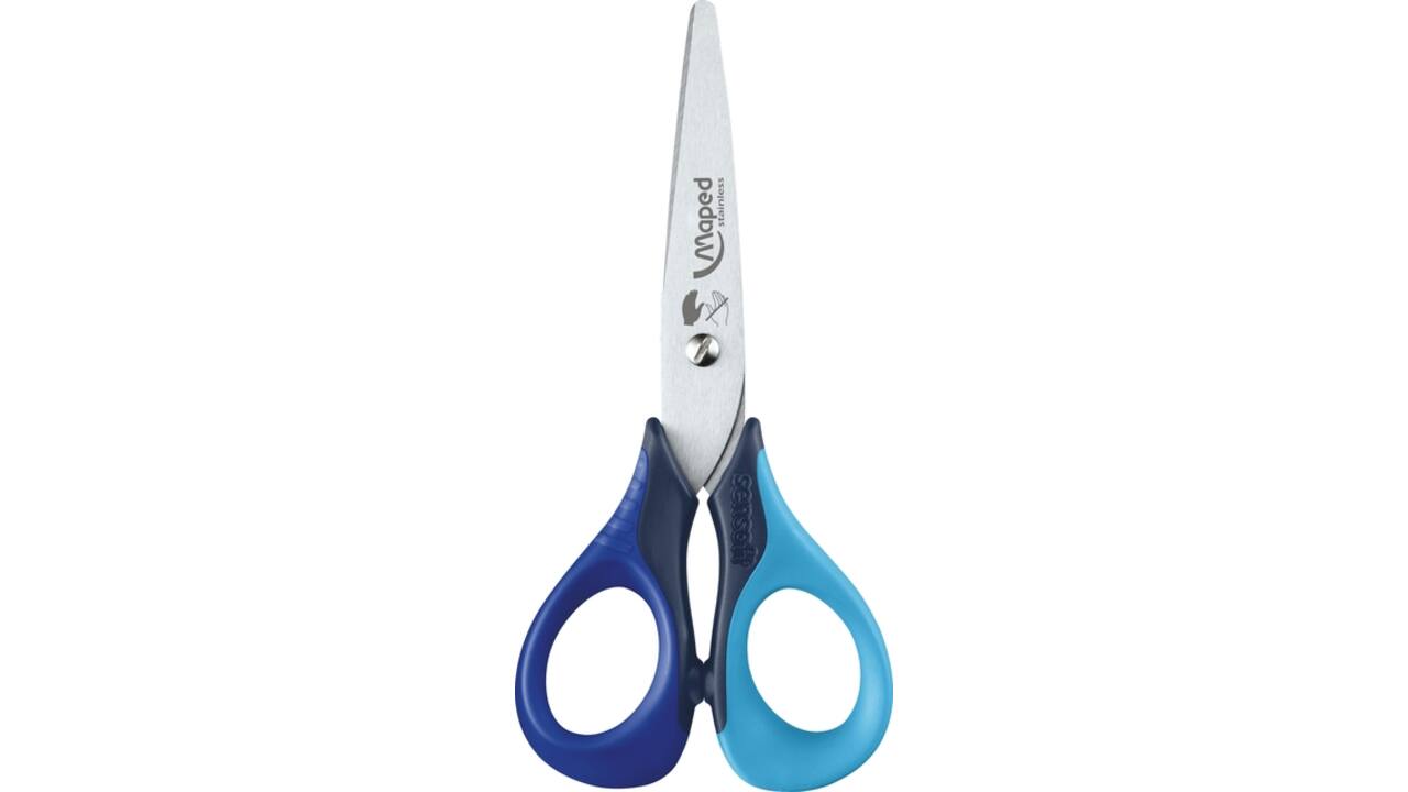 Kinderschaar Maped Sensoft 13cm links assorti