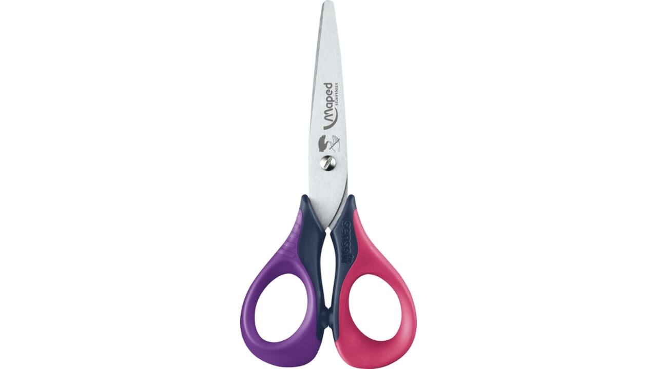 Kinderschaar Maped Sensoft 13cm links assorti