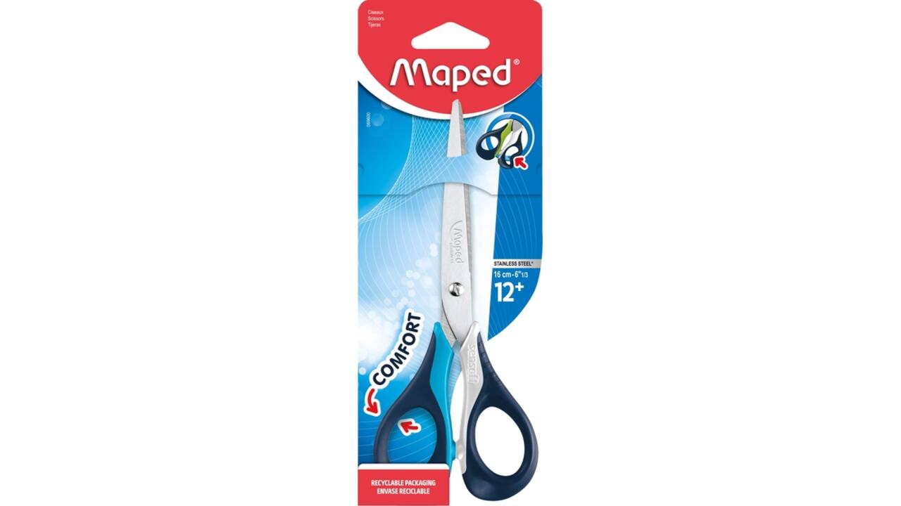 Schaar Maped Sensoft 16cm assorti