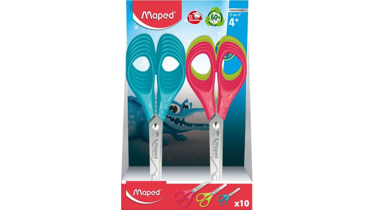 Schaar Maped Essentials 13cm links assorti