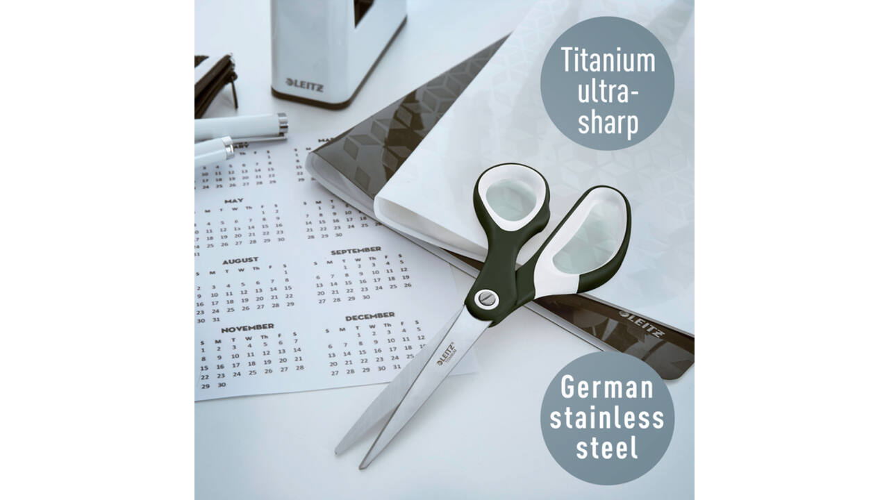 Schaar Leitz WOW 205mm titanium zwart