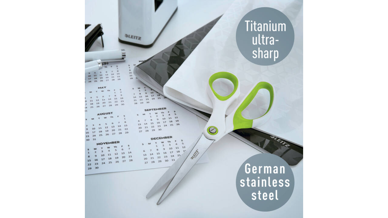 Schaar Leitz WOW 205mm titanium groen