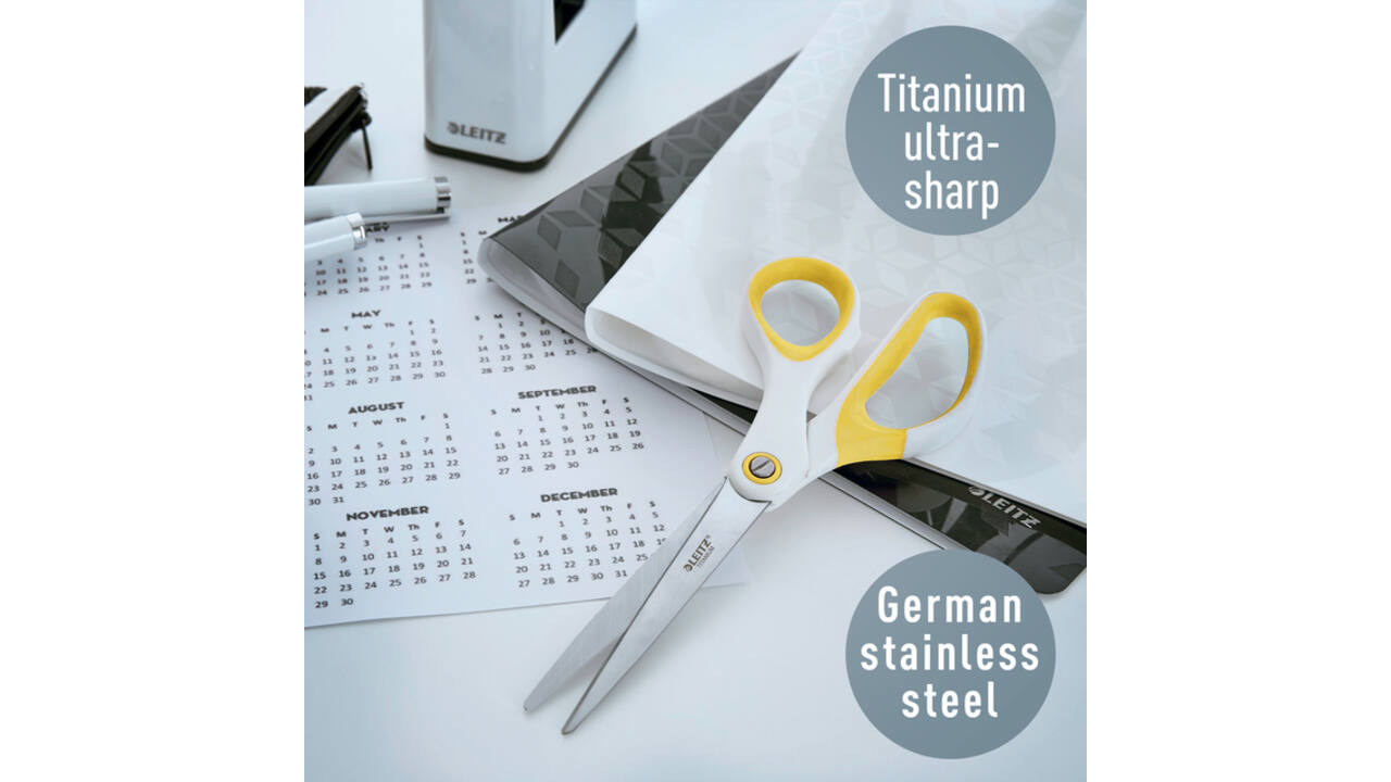 Schaar Leitz WOW 205mm titanium geel