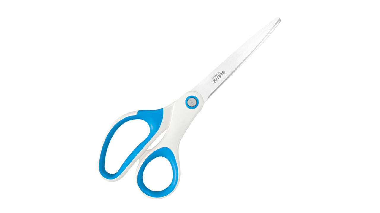 Schaar Leitz WOW 205mm titanium blauw