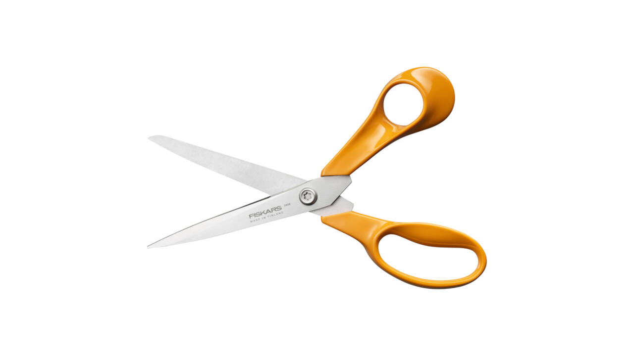Schaar Fiskars Classic universeel 21cm oranje