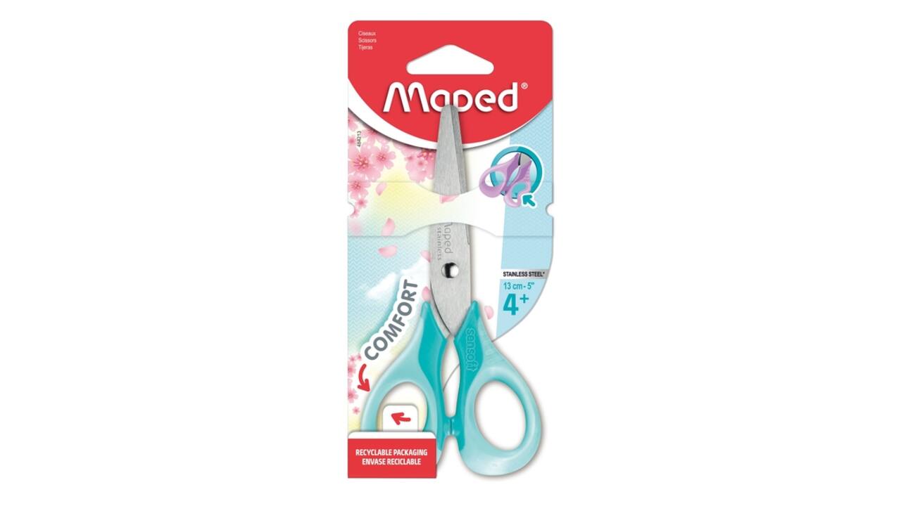 Schaar Maped Sensoft 13cm pastel assorti
