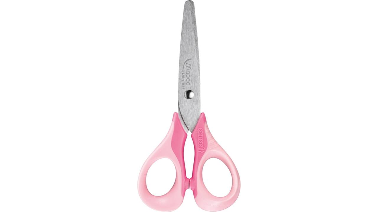 Schaar Maped Sensoft 13cm pastel assorti