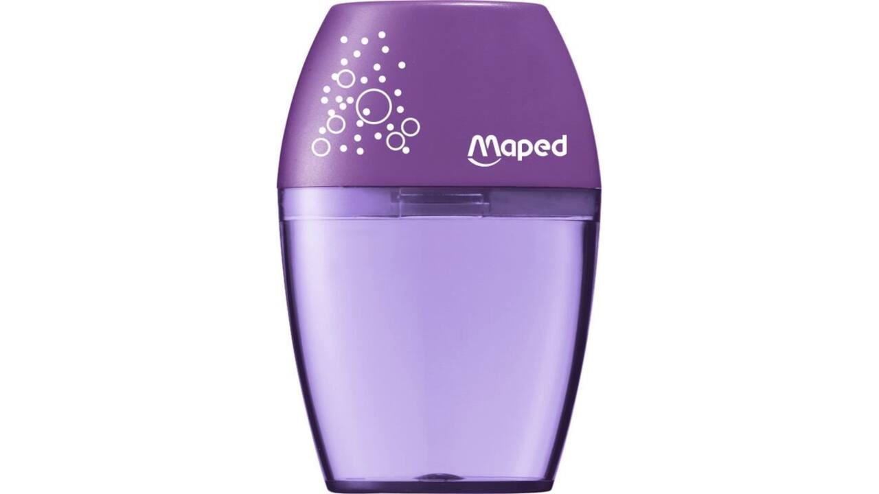 Puntenslijper Maped Shaker 1-gaats display à 25 stuks assorti