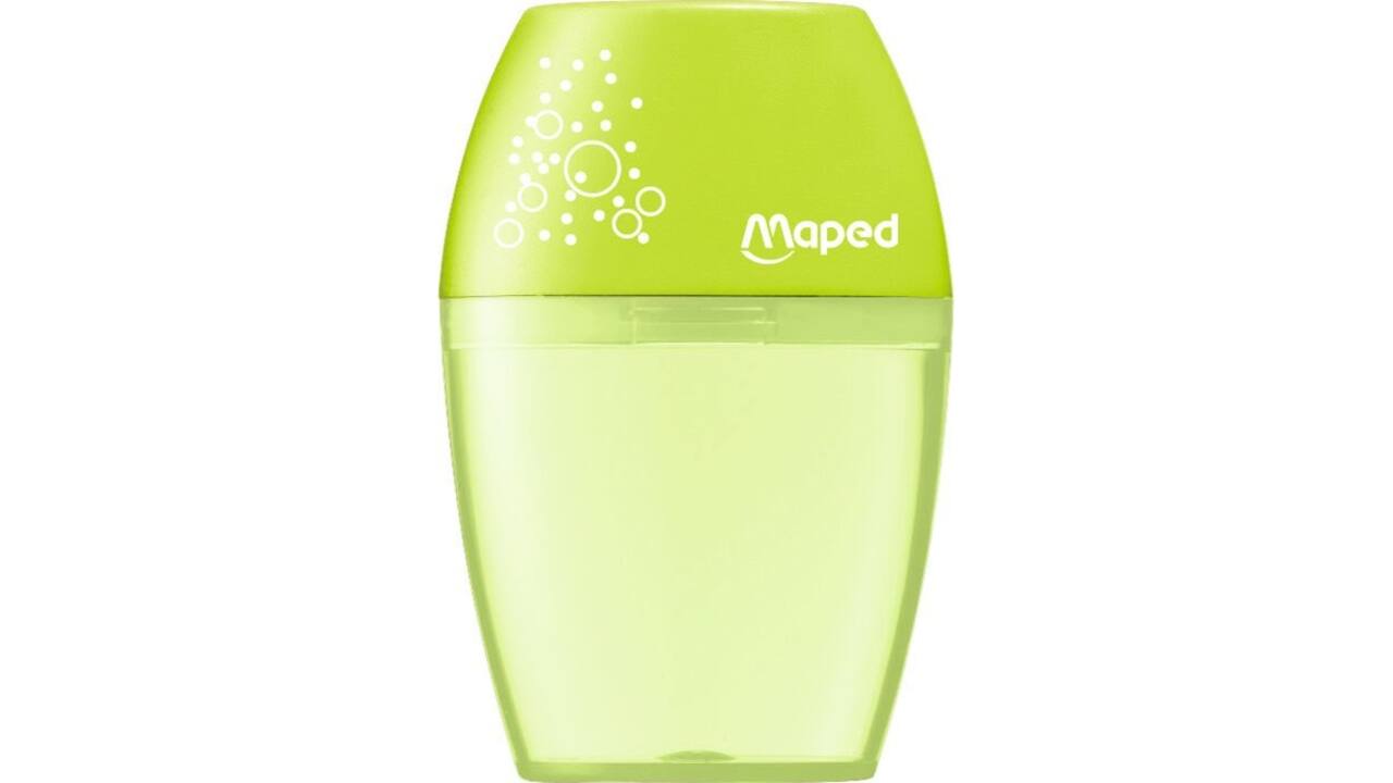 Puntenslijper Maped Shaker 1-gaats display à 25 stuks assorti