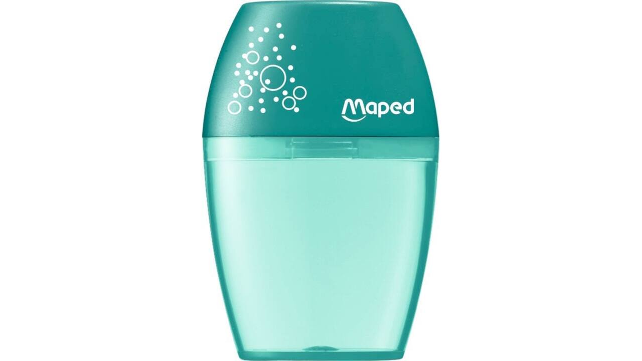Puntenslijper Maped Shaker 1-gaats display à 25 stuks assorti