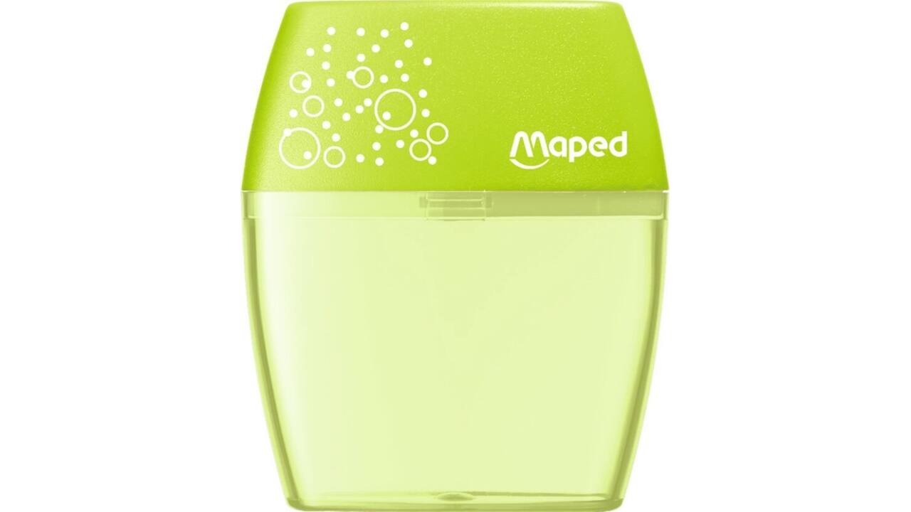 Puntenslijper Maped Shaker 2-gaats display à 20 stuks assorti