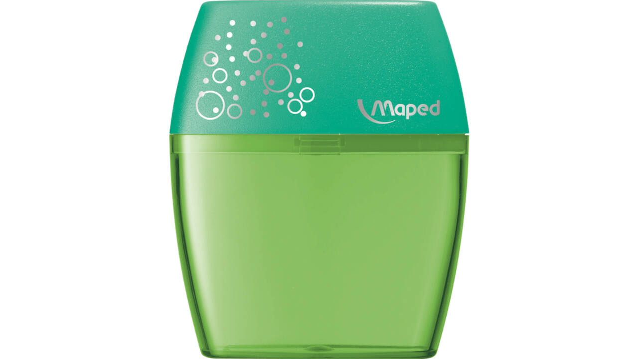 Puntenslijper Maped Shaker 2-gaats display à 20 stuks assorti