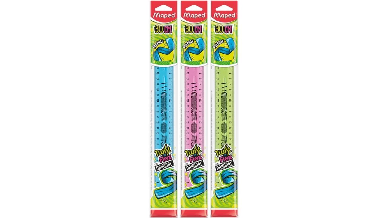 Liniaal Maped Twist 'n Flex 30cm assorti
