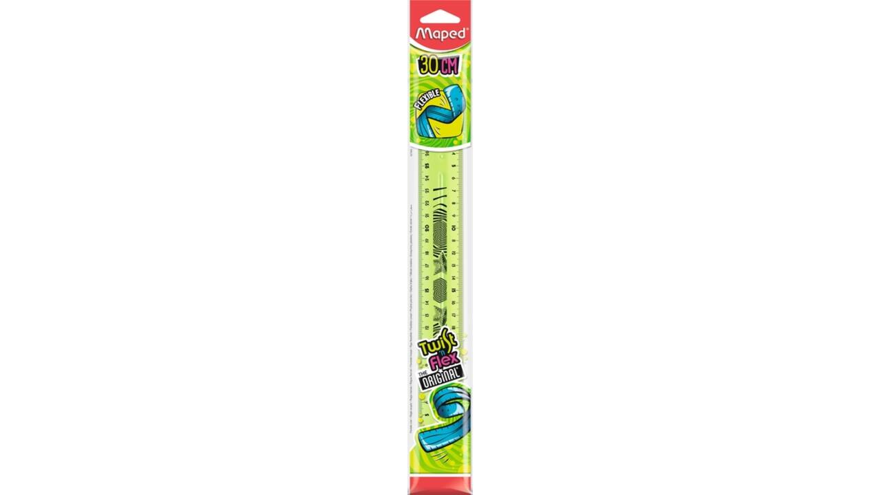 Liniaal Maped Twist 'n Flex 30cm assorti
