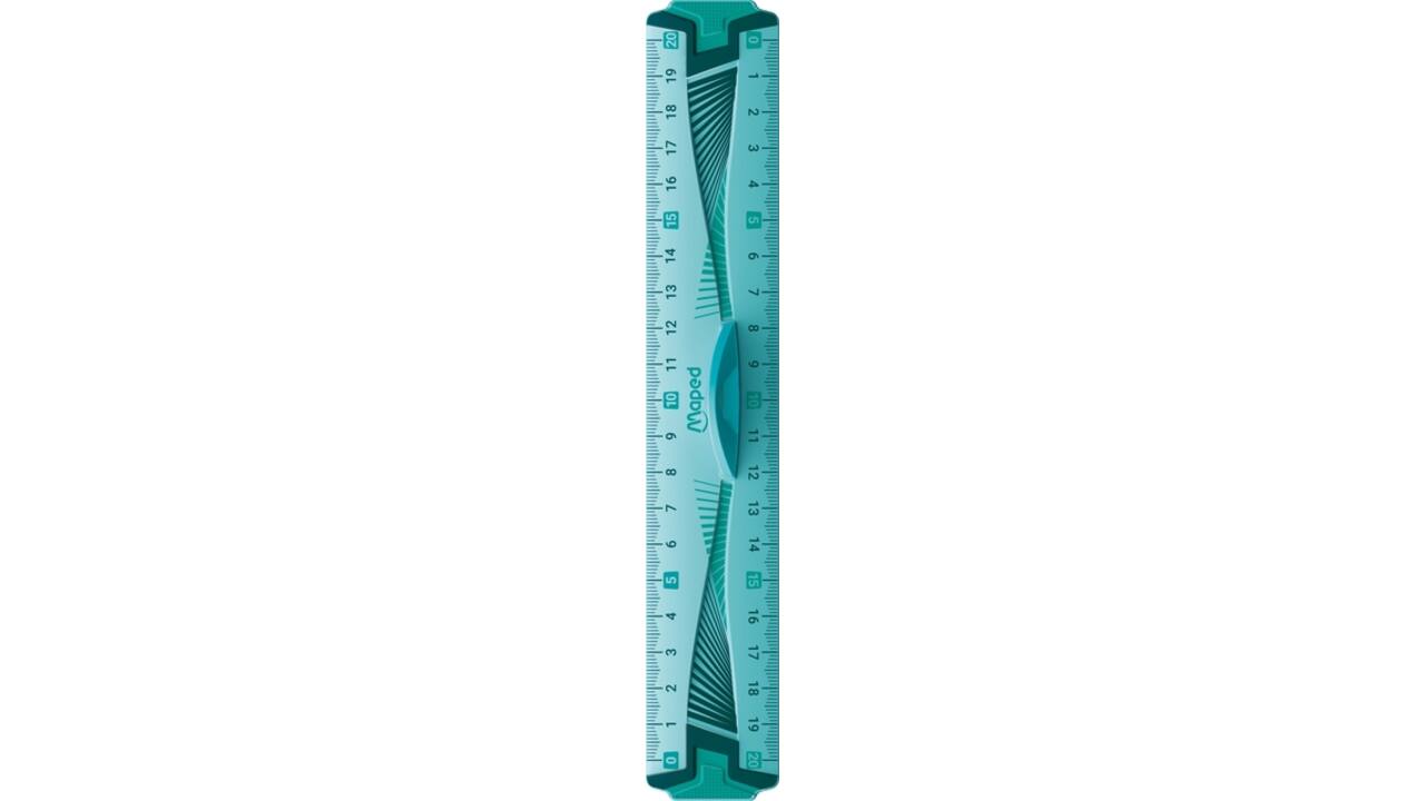 Liniaal Maped Flex met grip 20cm assorti
