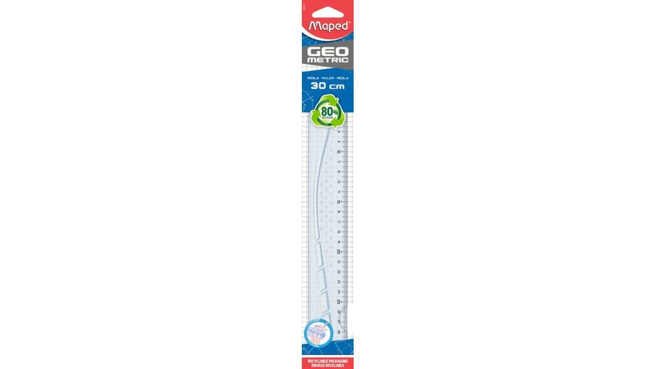Liniaal Maped Geometric 30cm transparant