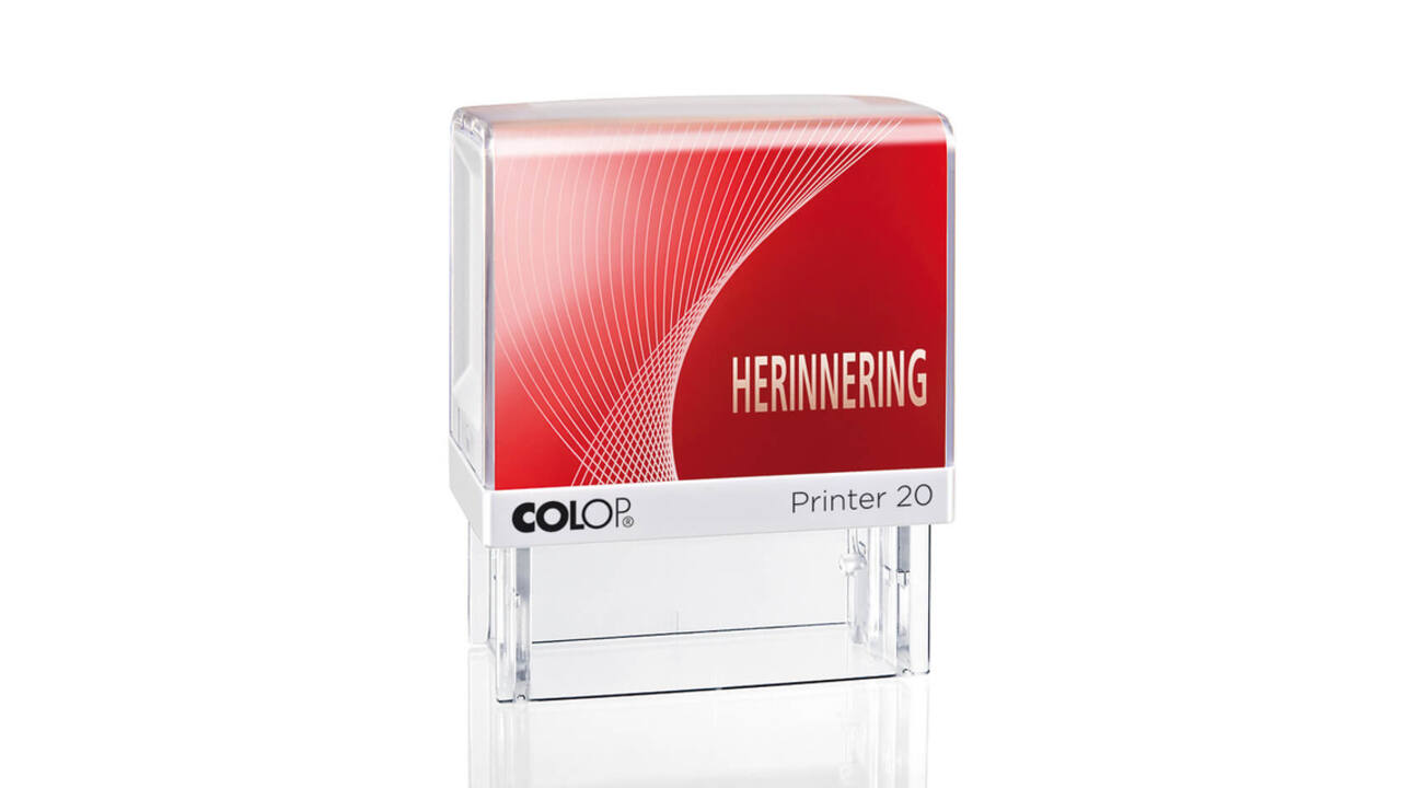 Tekststempel Colop Printer 20/L herinnering