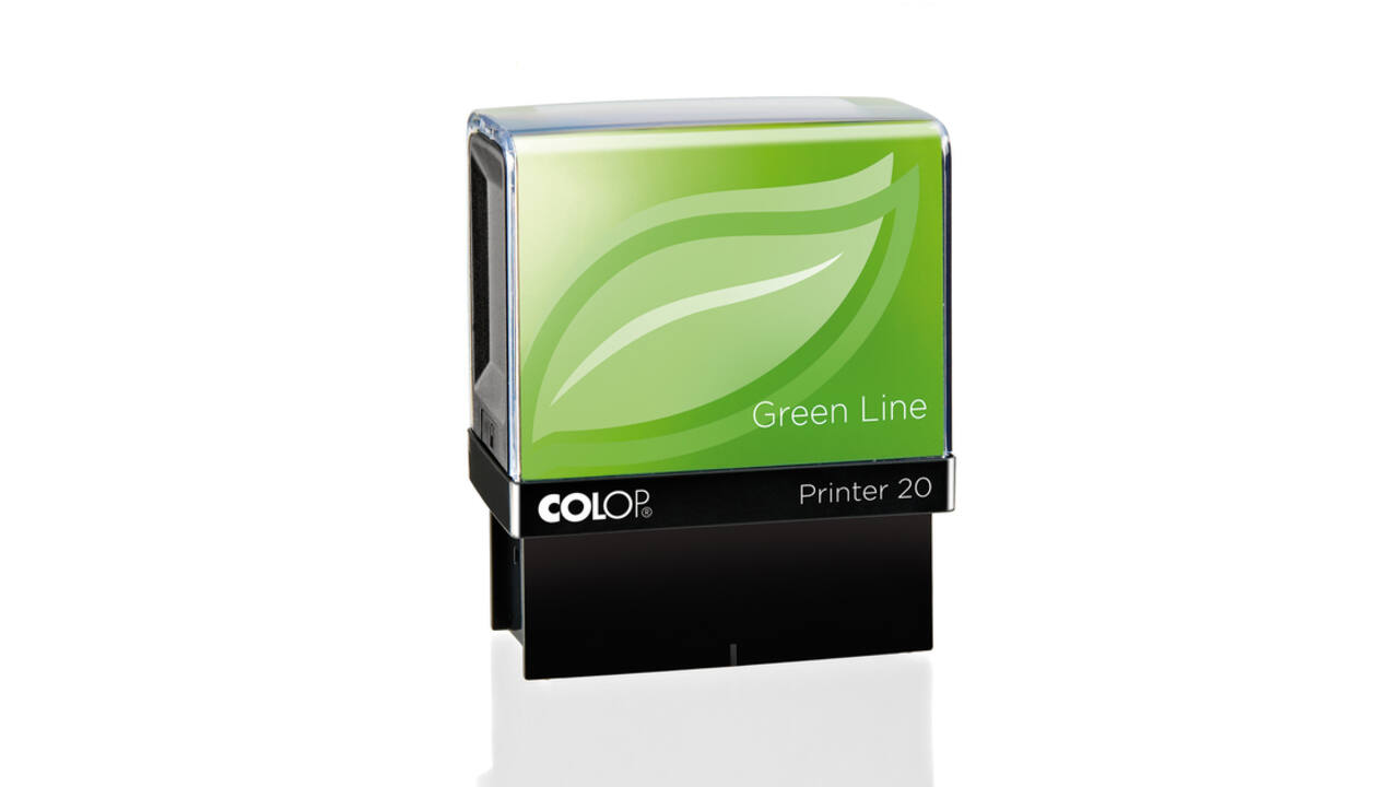 Tekststempel Colop Printer 20 Green Line personaliseerbaar