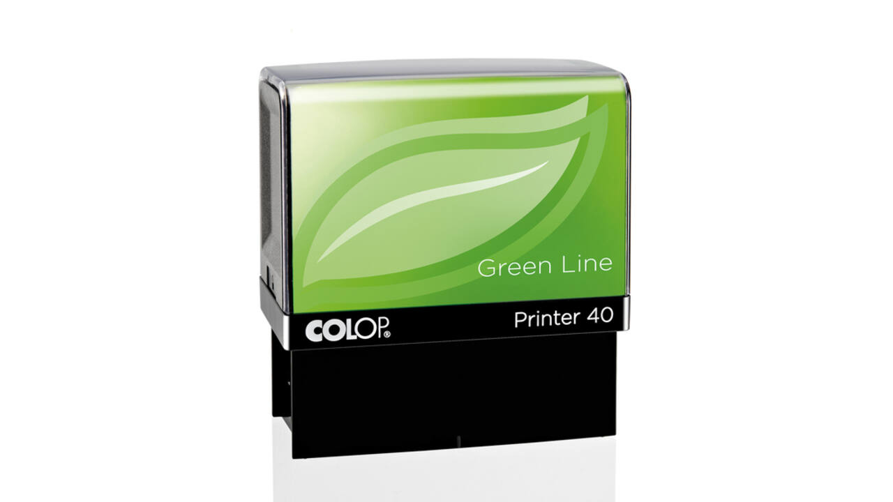 Tekststempel Colop Printer 40 Green Line personaliseerbaar