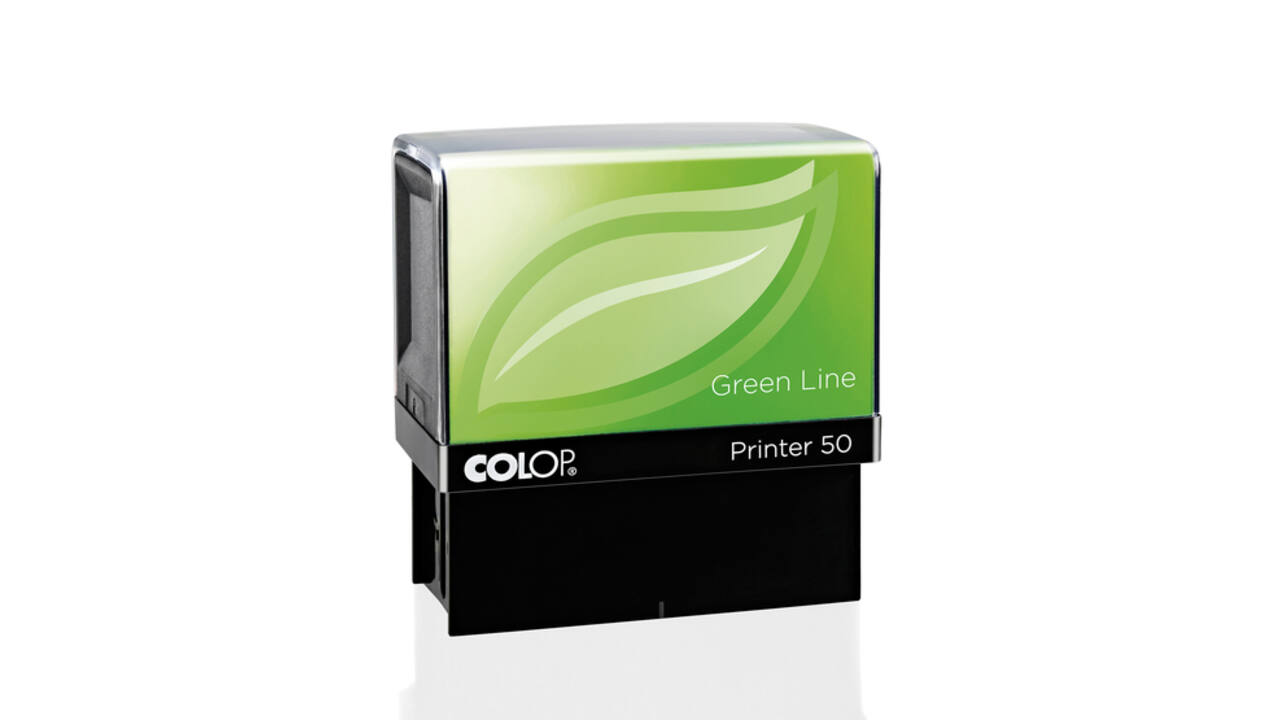 Tekststempel Colop Printer 50 Green Line personaliseerbaar