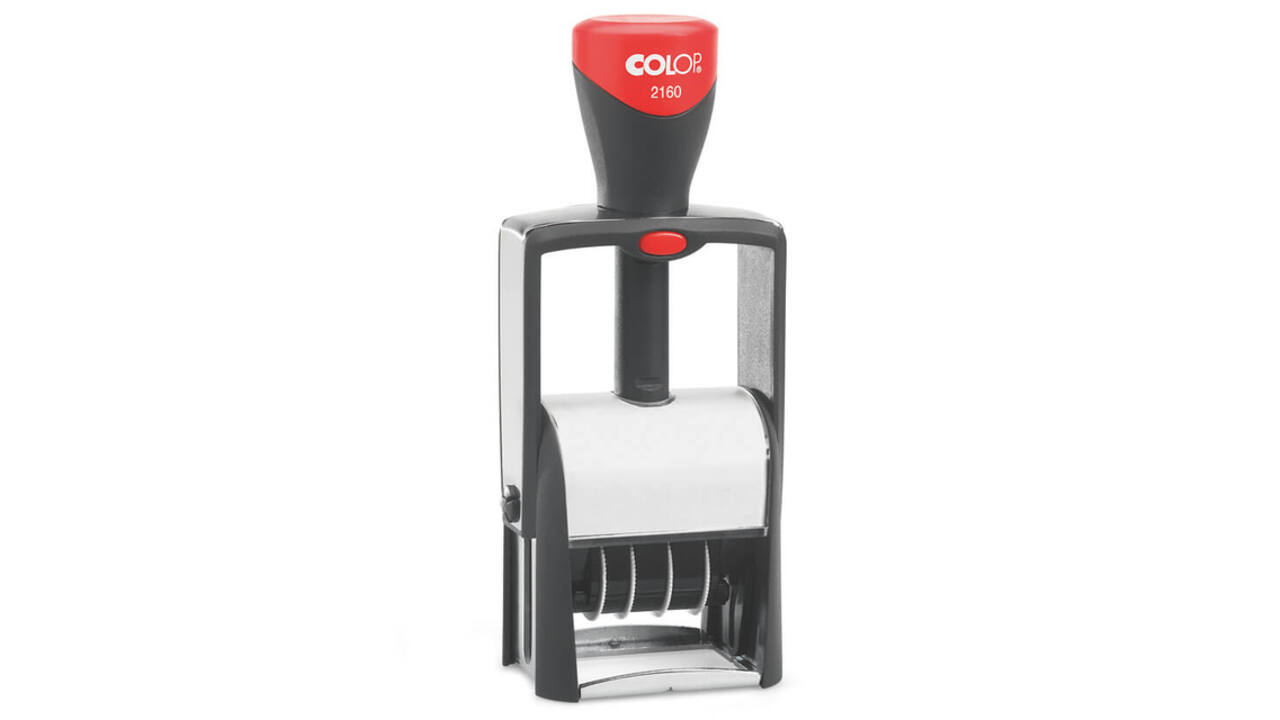 Woord-datumstempel Colop Heavy Duty 2160 Classic Line personaliseerbaar