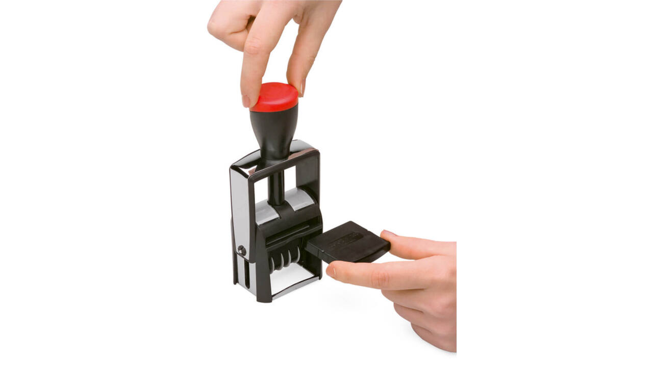 Woord-datumstempel Colop Heavy Duty 2160 Classic Line personaliseerbaar