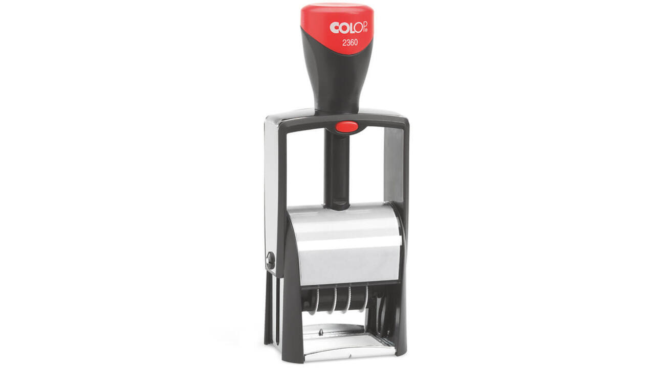 Woord-datumstempel Colop Heavy Duty 2360 Classic Line personaliseerbaar