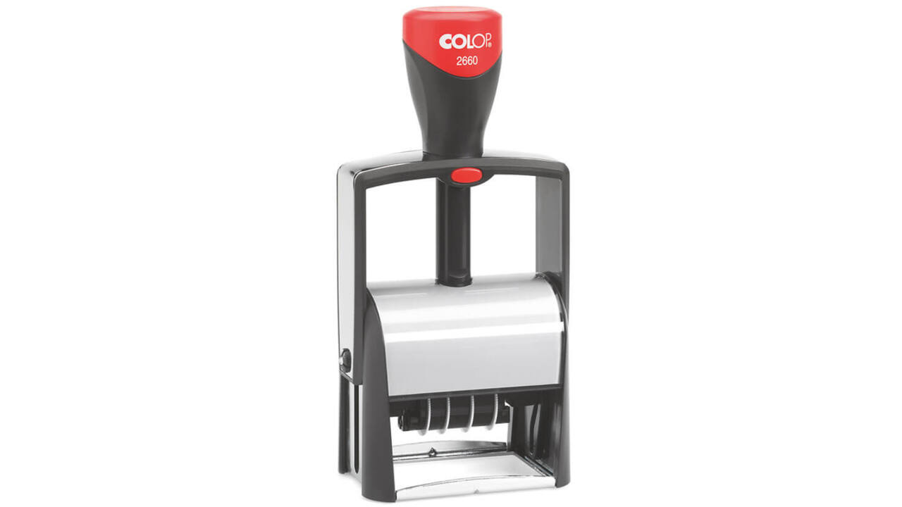 Woord-datumstempel Colop Heavy Duty 2660 Classic Line personaliseerbaar