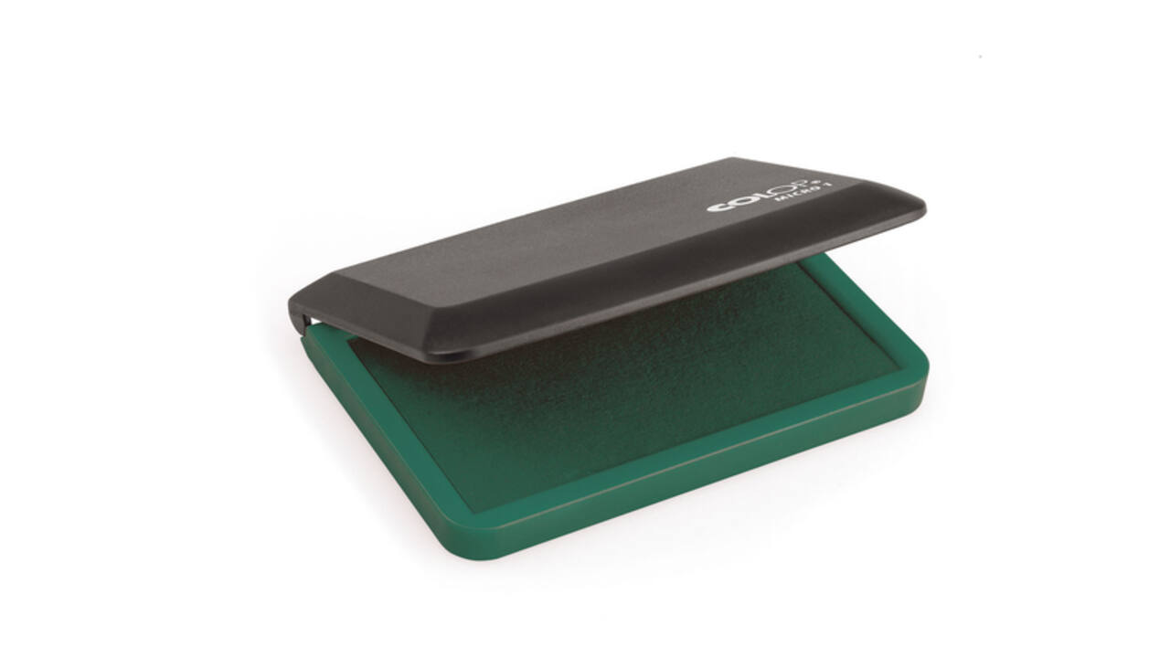 Inktkussen Colop Micro 1 90x50mm groen