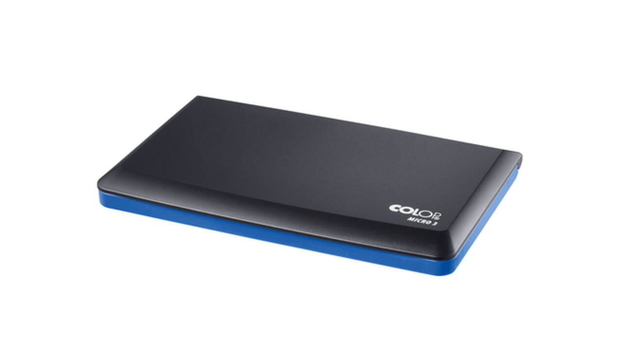 Inktkussen Colop Micro 3 160x90mm blauw
