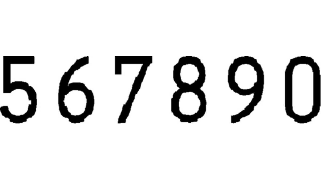 Numeroteur Reiner B2 Block 5.5mm 6 cijfers