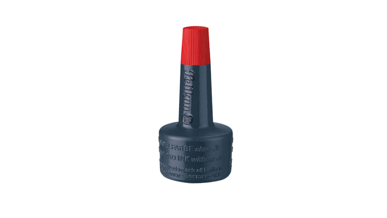 Stempelinkt Pelikan flacon 28ml rood