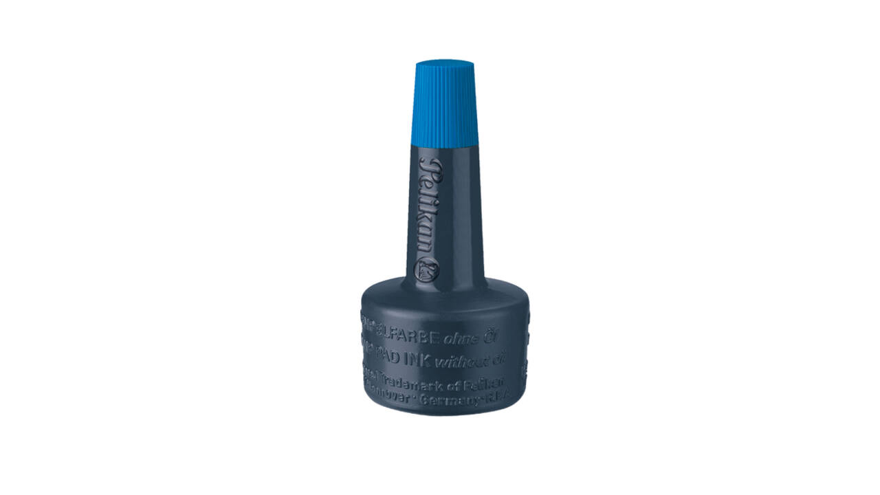 Stempelinkt Pelikan flacon 28ml blauw