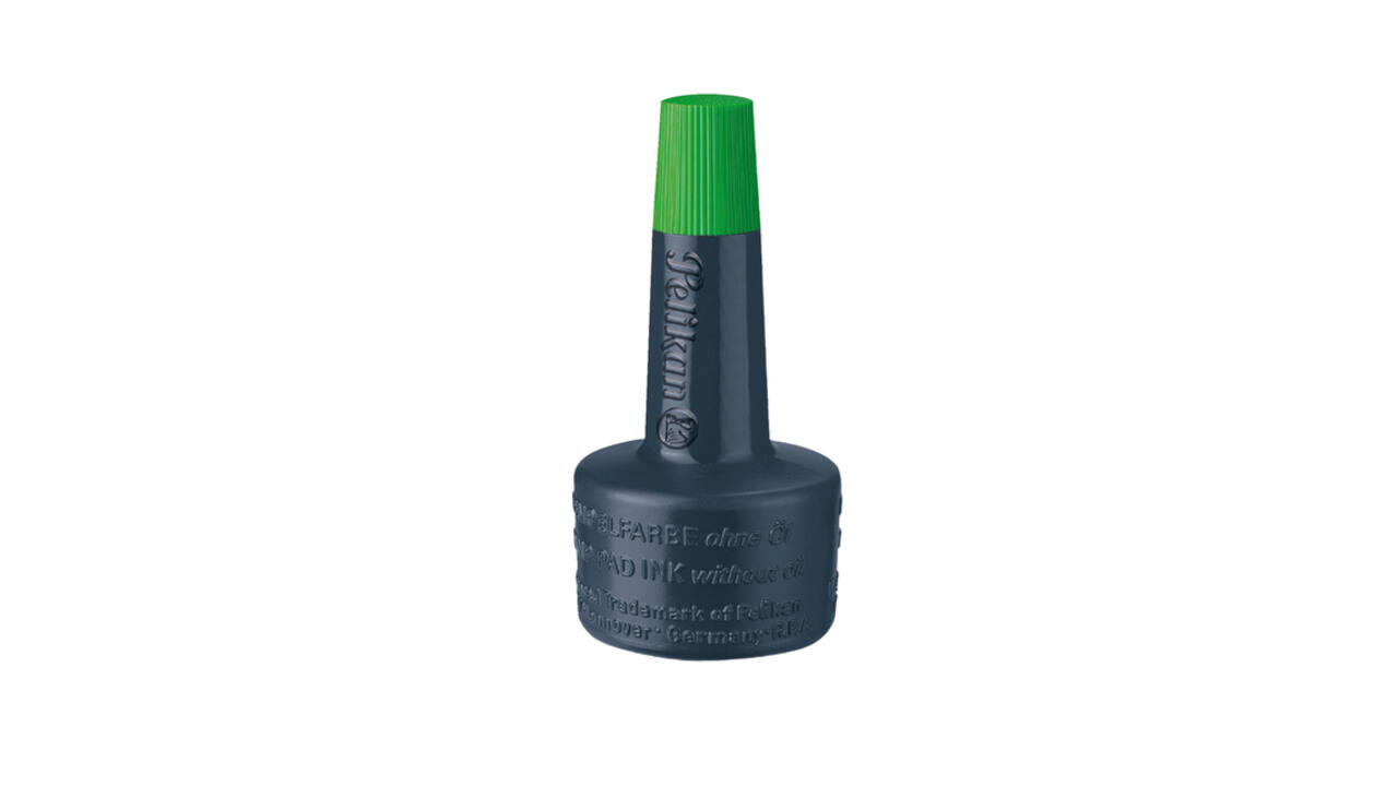 Stempelinkt Pelikan flacon 28ml groen