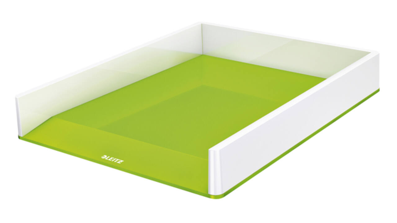 Brievenbak Leitz WOW A4 wit/groen