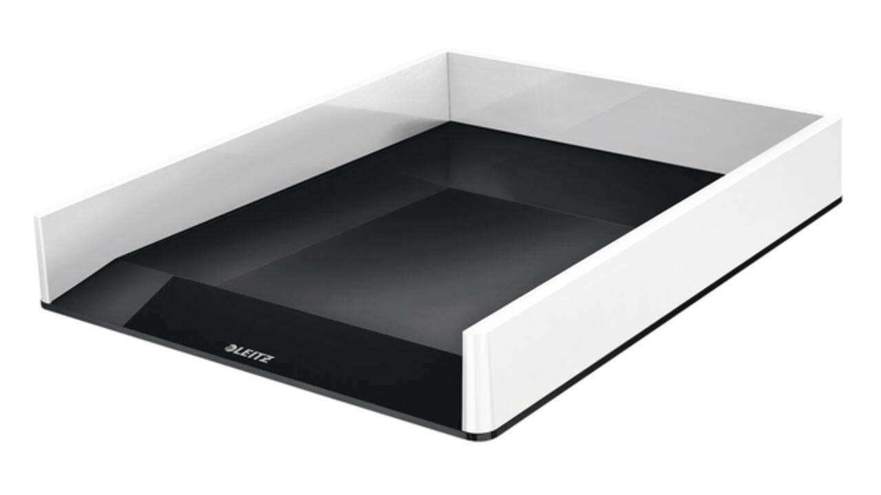 Brievenbak Leitz WOW A4 wit/zwart