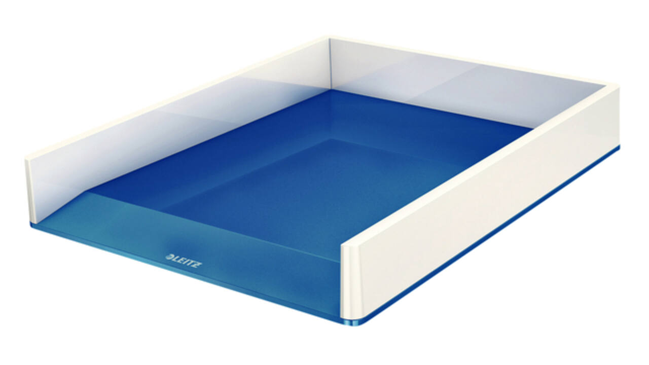 Brievenbak Leitz WOW wit/blauw